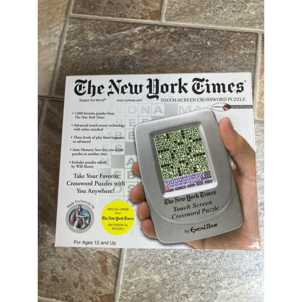The New York Times Touch Screen Crossword Puzzle by Excalibur‎ 1000 Puzzles